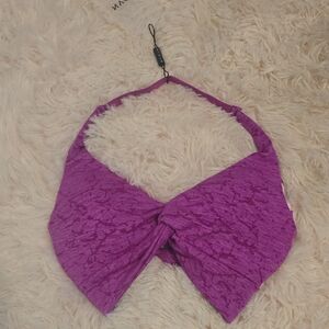 Nwt Hot Pink Nvgtn Halter Sports Bra